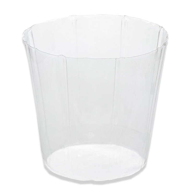 中山福 ポット ボタニカルガーデン カップ付 ラウンド M ワームグレー NE-743 1個(ご注文単位1個)【直送品】