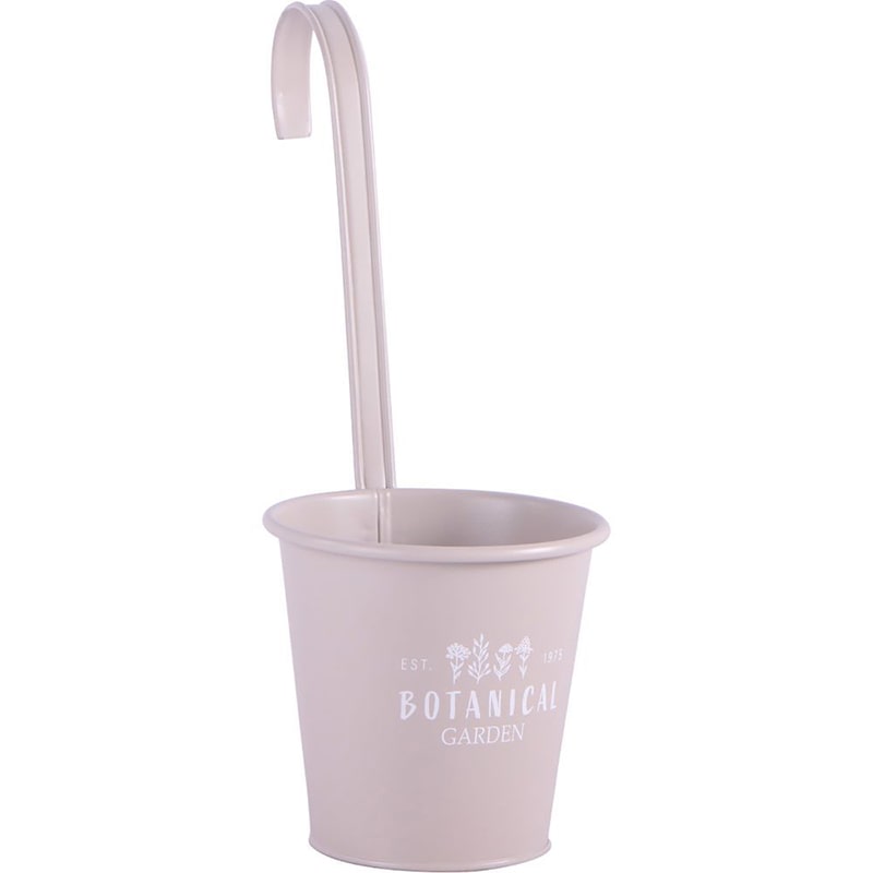 中山福 ハンキングポット ボタニカルガーデン カップ付 ワームグレー NE-741 1個（ご注文単位1個）【直送品】