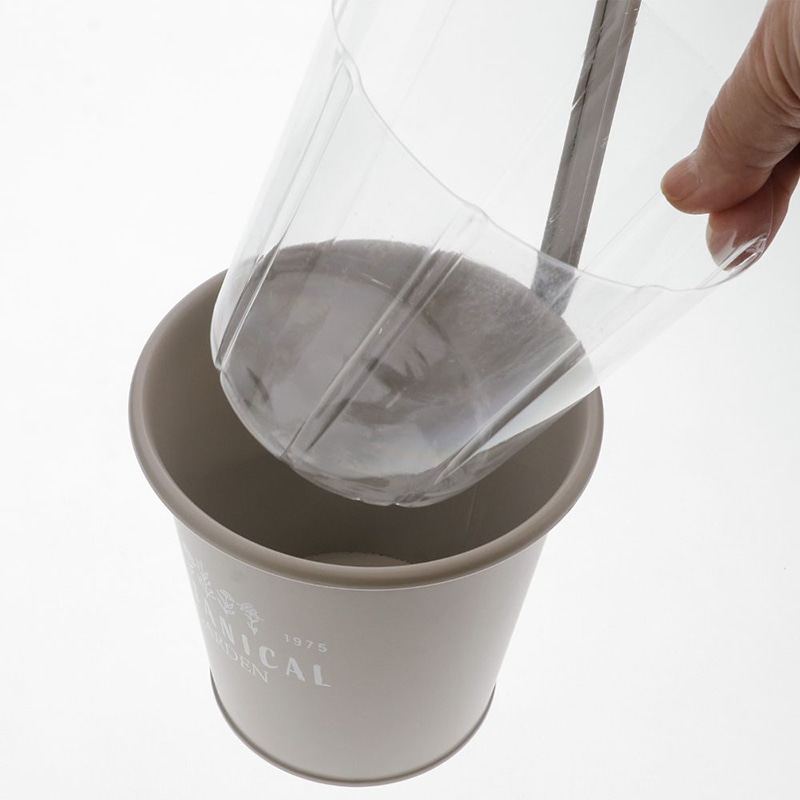 中山福 ハンキングポット ボタニカルガーデン カップ付 ワームグレー NE-741 1個(ご注文単位1個)【直送品】