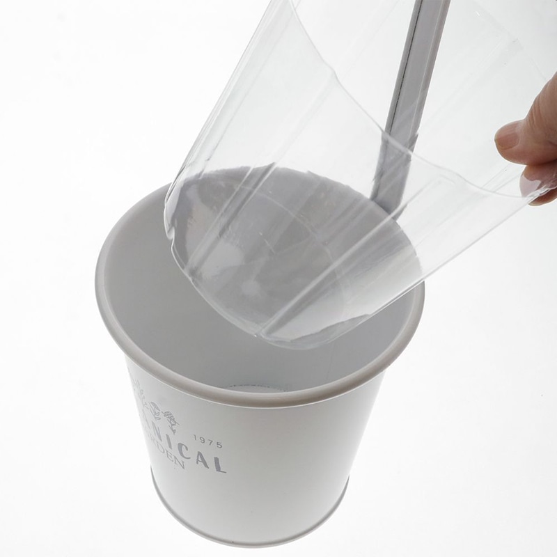 中山福 ハンキングポット ボタニカルガーデン カップ付 ホワイト NE-740 1個(ご注文単位1個)【直送品】