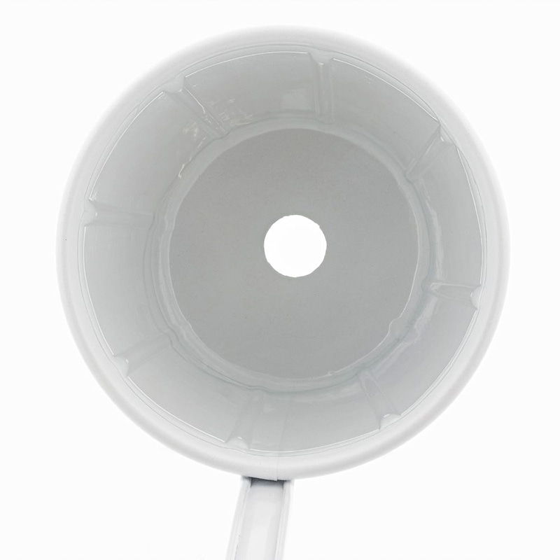 中山福 ハンキングポット ボタニカルガーデン カップ付 ホワイト NE-740 1個(ご注文単位1個)【直送品】