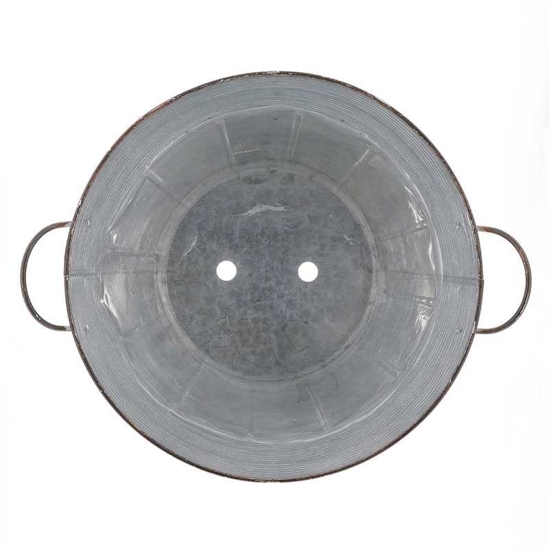 中山福 バスケット フラワーズガーデン カップ付 ラウンド L NE-738 1個(ご注文単位1個)【直送品】