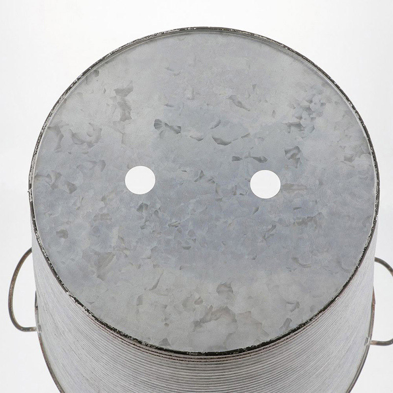 中山福 バスケット フラワーズガーデン カップ付 ラウンド L NE-738 1個(ご注文単位1個)【直送品】