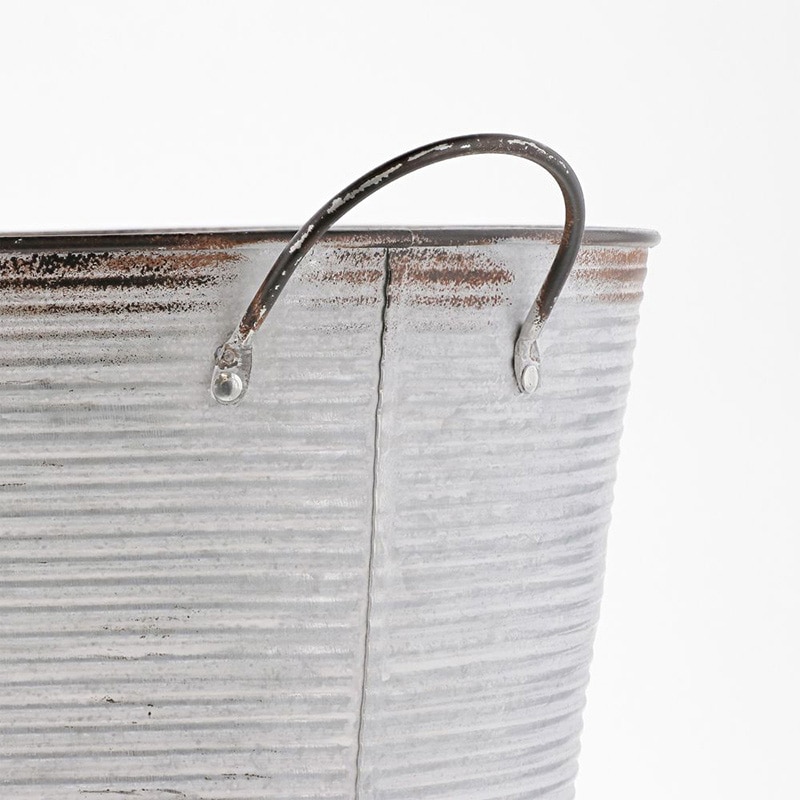 中山福 バスケット フラワーズガーデン カップ付 ラウンド L NE-738 1個(ご注文単位1個)【直送品】