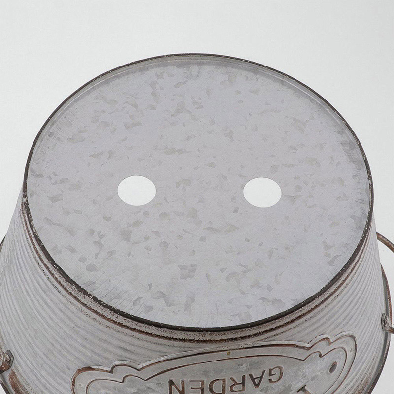 中山福 バスケット フラワーズガーデン 浅型 カップ付 ラウンド S NE-735 1個（ご注文単位1個）【直送品】