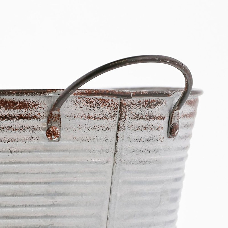 中山福 ポット フラワーズガーデン カップ付 オーバル L NE-734 1個(ご注文単位1個)【直送品】