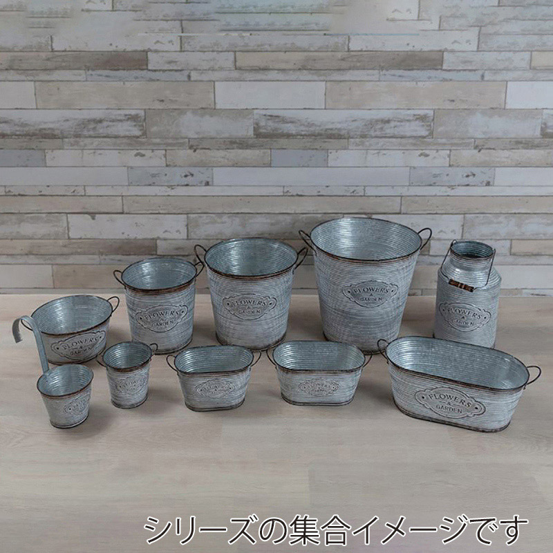 中山福 ポット フラワーズガーデン カップ付 ラウンド M NE-731 1個(ご注文単位1個)【直送品】