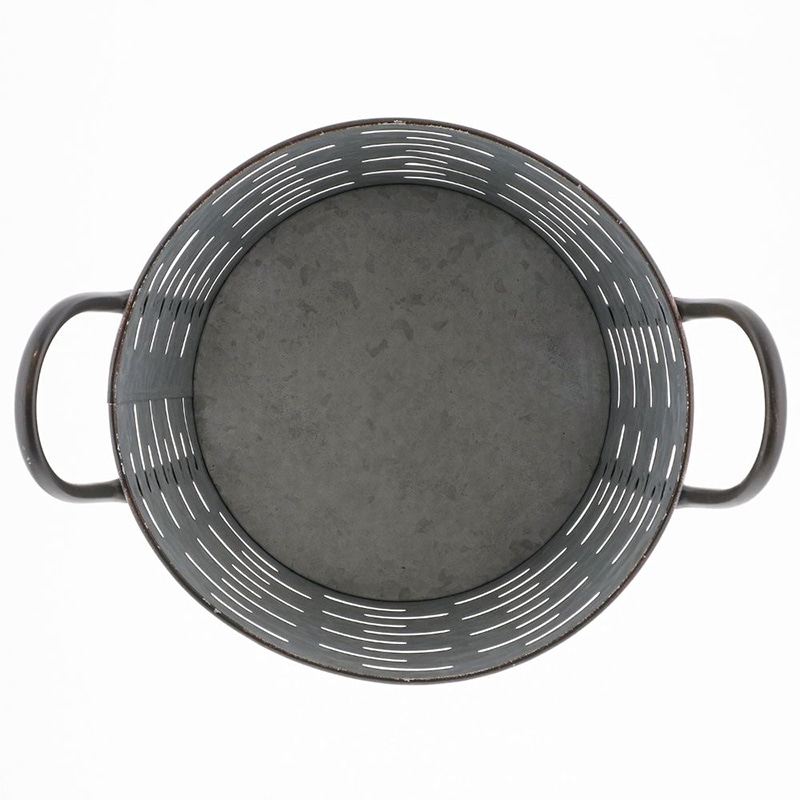 中山福 鉢カバー アンティーク メッシュバスケット S NE-722 1個（ご注文単位1個）【直送品】