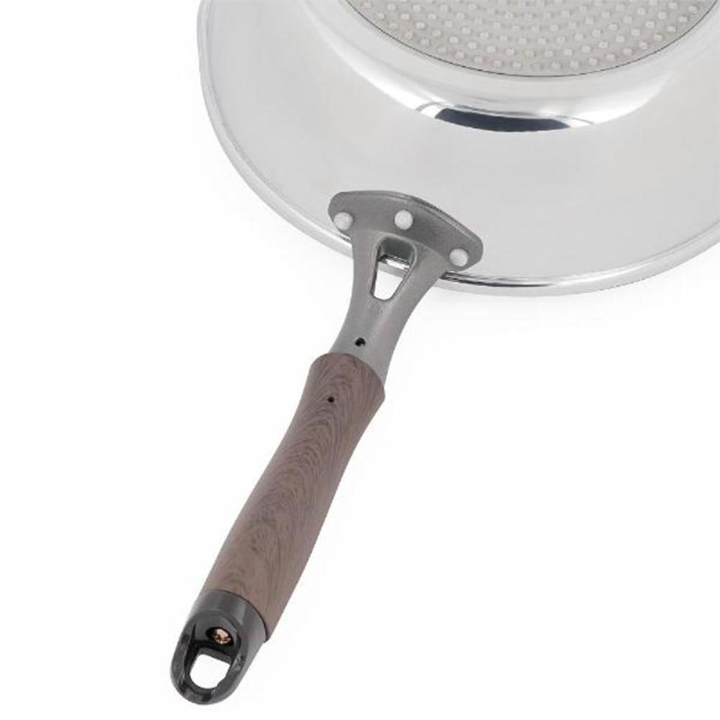 中山福 深型フライパン ミロワール IH対応 24cm ミラー仕上げ ND-7276 1個(ご注文単位1個)【直送品】