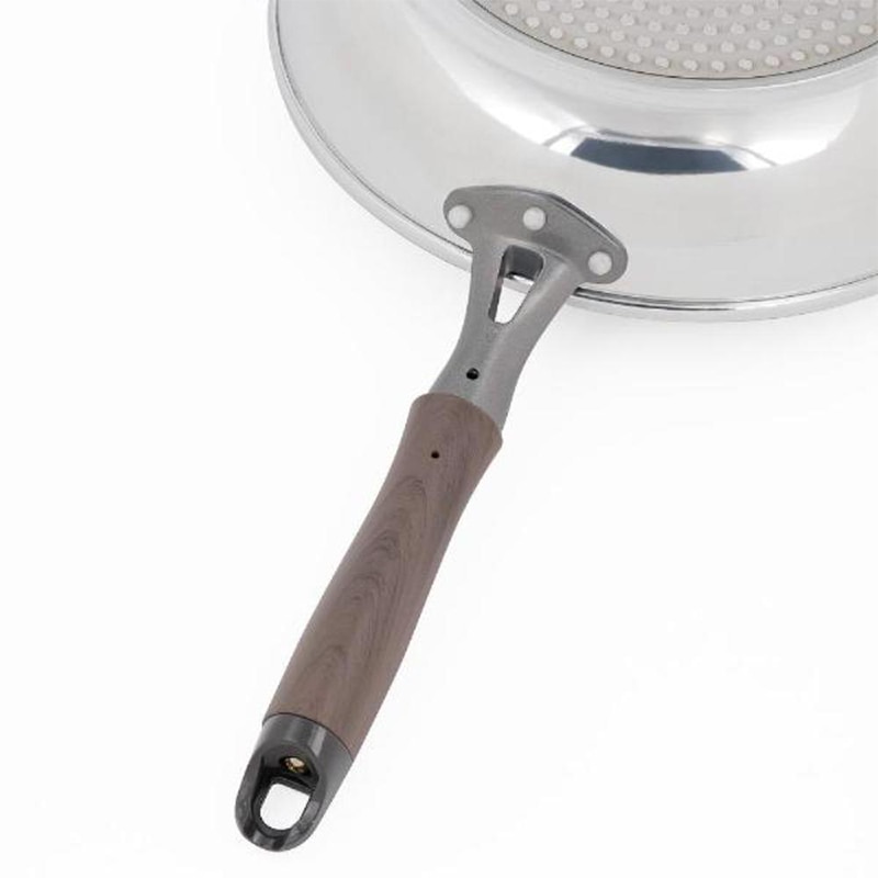 中山福 フライパン ミロワール IH対応 26cm ミラー仕上げ ND-7272 1個(ご注文単位1個)【直送品】