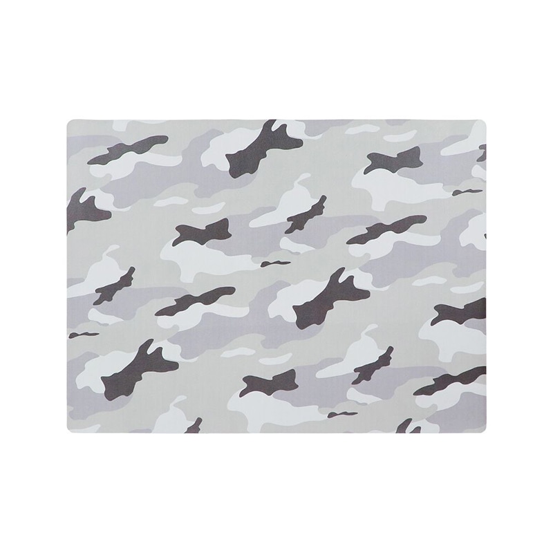 中山福 エブリウェアマット カモフラージュパターン 90×120cm グレー ND-6152 1個（ご注文単位1個）【直送品】