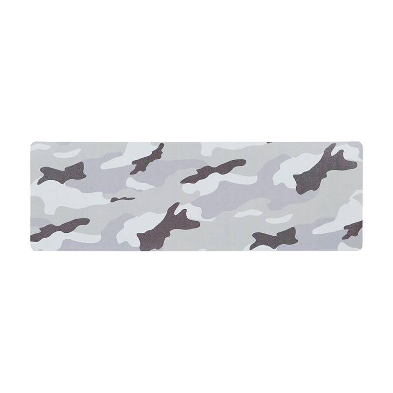 中山福 エブリウェアマット カモフラージュパターン 40×120cm グレー ND-6142 1個（ご注文単位1個）【直送品】