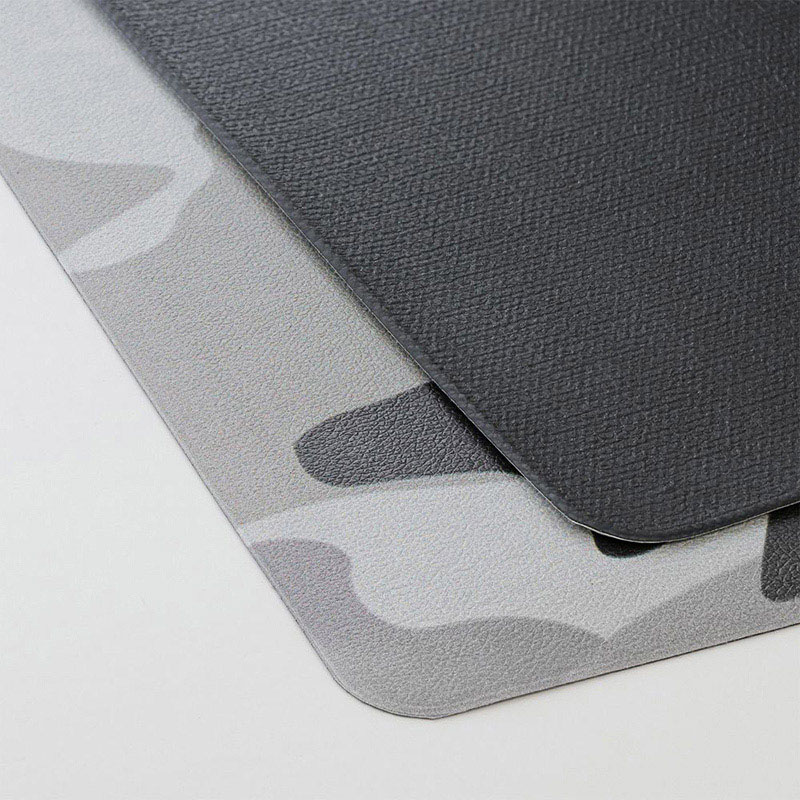 中山福 エブリウェアマット カモフラージュパターン 40×120cm グレー ND-6142 1個(ご注文単位1個)【直送品】