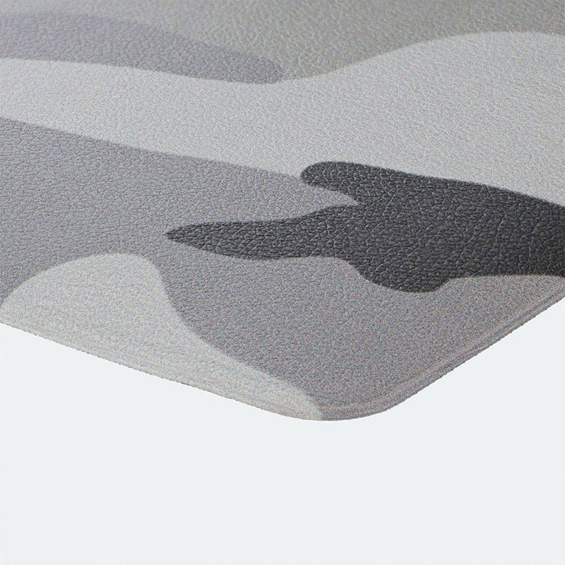 中山福 エブリウェアマット カモフラージュパターン 40×120cm グレー ND-6142 1個(ご注文単位1個)【直送品】