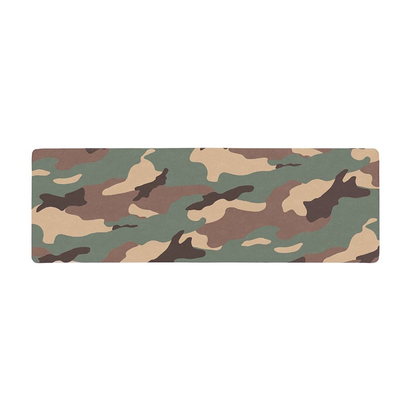中山福 エブリウェアマット カモフラージュパターン 40×120cm カーキ ND-6141 1個（ご注文単位1個）【直送品】