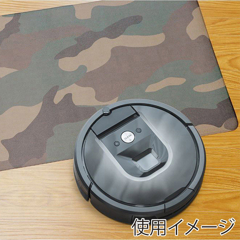 中山福 エブリウェアマット カモフラージュパターン 40×120cm カーキ ND-6141 1個(ご注文単位1個)【直送品】