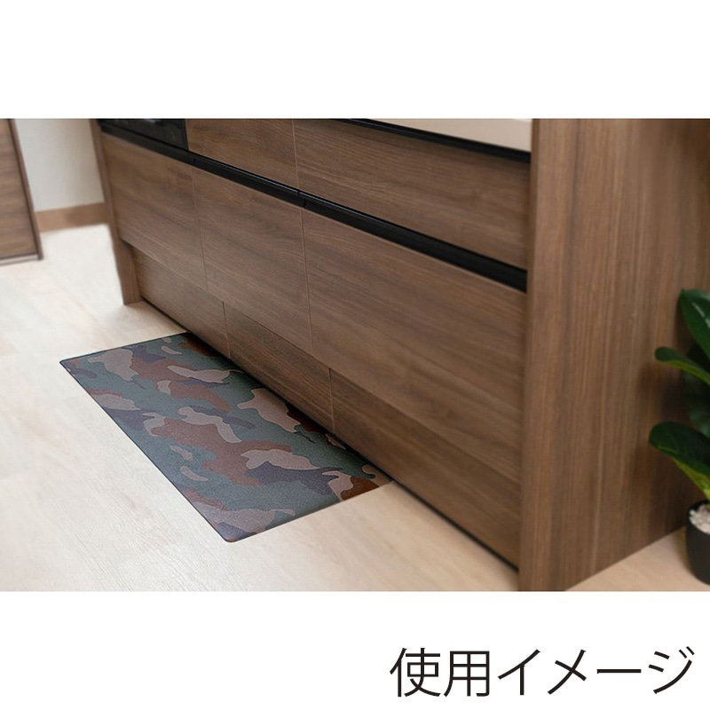 中山福 エブリウェアマット カモフラージュパターン 40×120cm カーキ ND-6141 1個(ご注文単位1個)【直送品】
