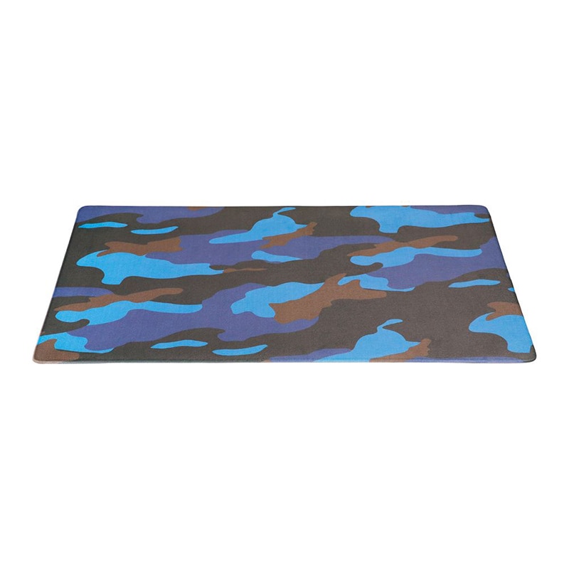 中山福 エブリウェアマット カモフラージュパターン 60×90cm ブルー ND-6136 1個(ご注文単位1個)【直送品】