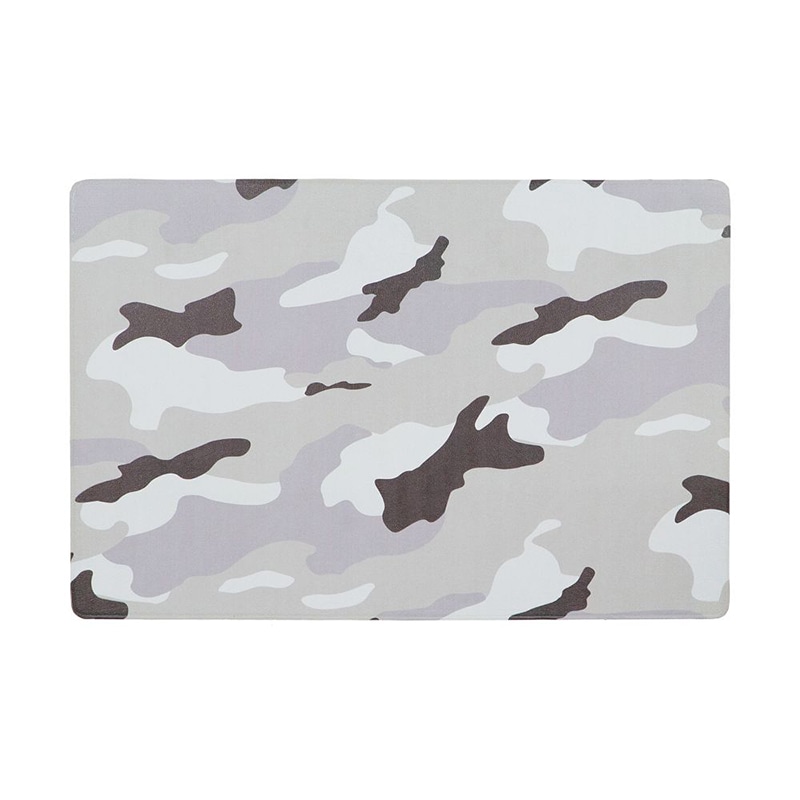 中山福 エブリウェアマット カモフラージュパターン 60×90cm グレー ND-6135 1個（ご注文単位1個）【直送品】