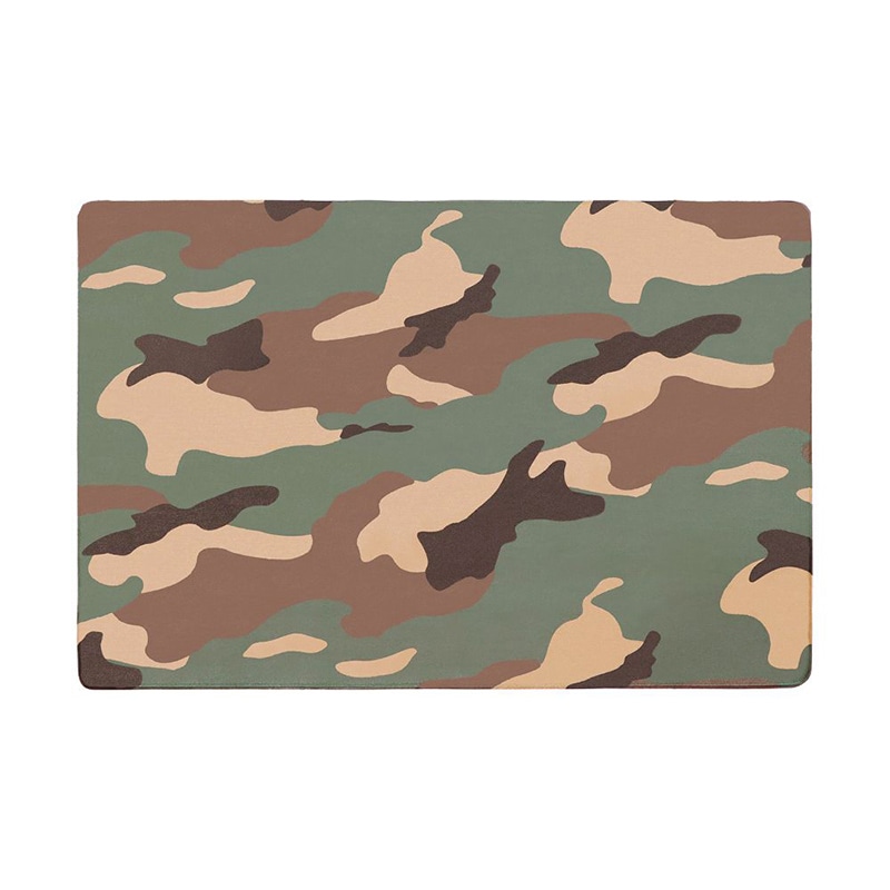 中山福 エブリウェアマット カモフラージュパターン 60×90cm カーキ ND-6134 1個（ご注文単位1個）【直送品】