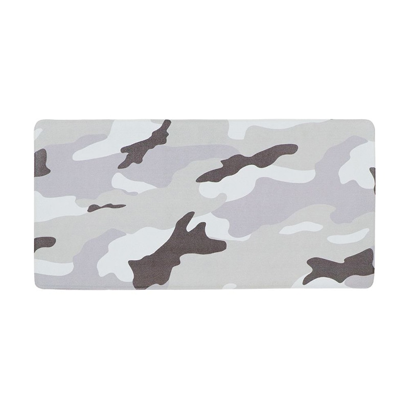 中山福 エブリウェアマット カモフラージュパターン 40×80cm グレー ND-6132 1個（ご注文単位1個）【直送品】
