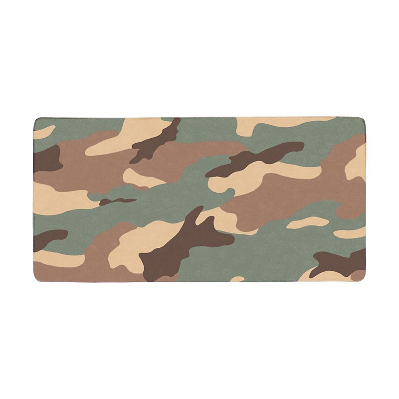 中山福 エブリウェアマット カモフラージュパターン 40×80cm カーキ ND-6131 1個（ご注文単位1個）【直送品】