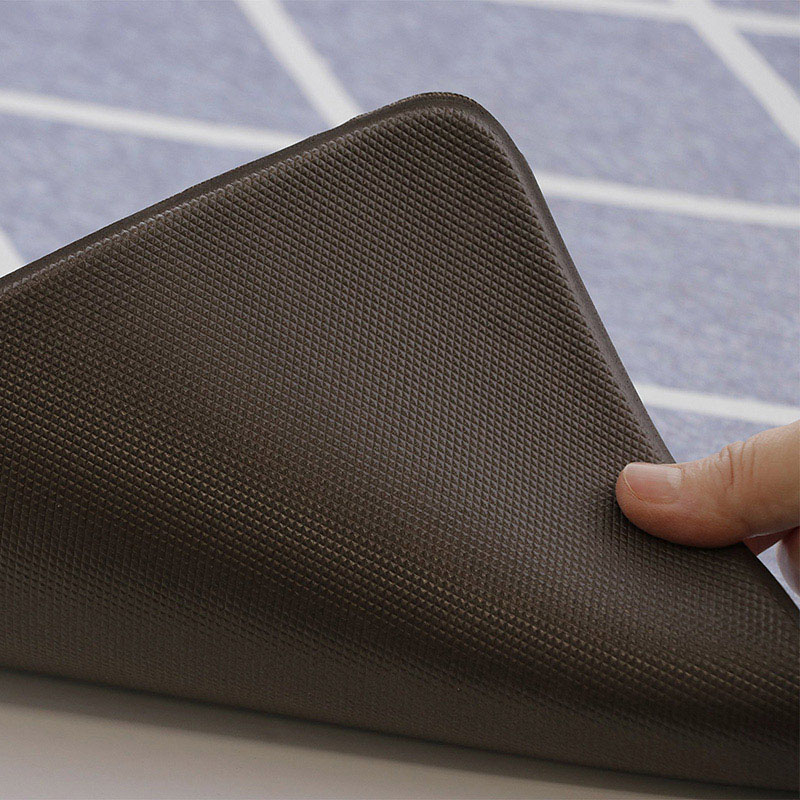 中山福 室内玄関マット 60×90cm ラムバス ブルー ND-5196 1個(ご注文単位1個)【直送品】