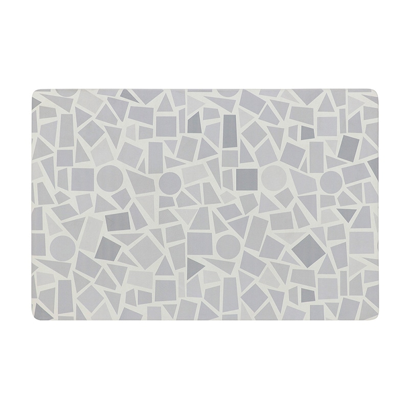 中山福 室内玄関マット 60×90cm ホワイト ストーン ND-5195 1個（ご注文単位1個）【直送品】