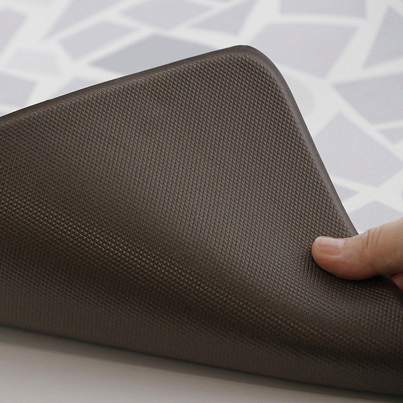 中山福 室内玄関マット 60×90cm ホワイト ストーン ND-5195 1個(ご注文単位1個)【直送品】