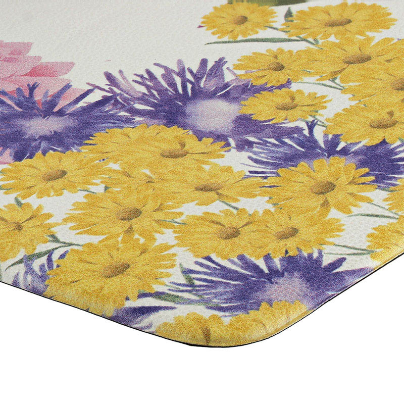 中山福 室内玄関マット 60×90cm フラワリー ND-5191 1個(ご注文単位1個)【直送品】