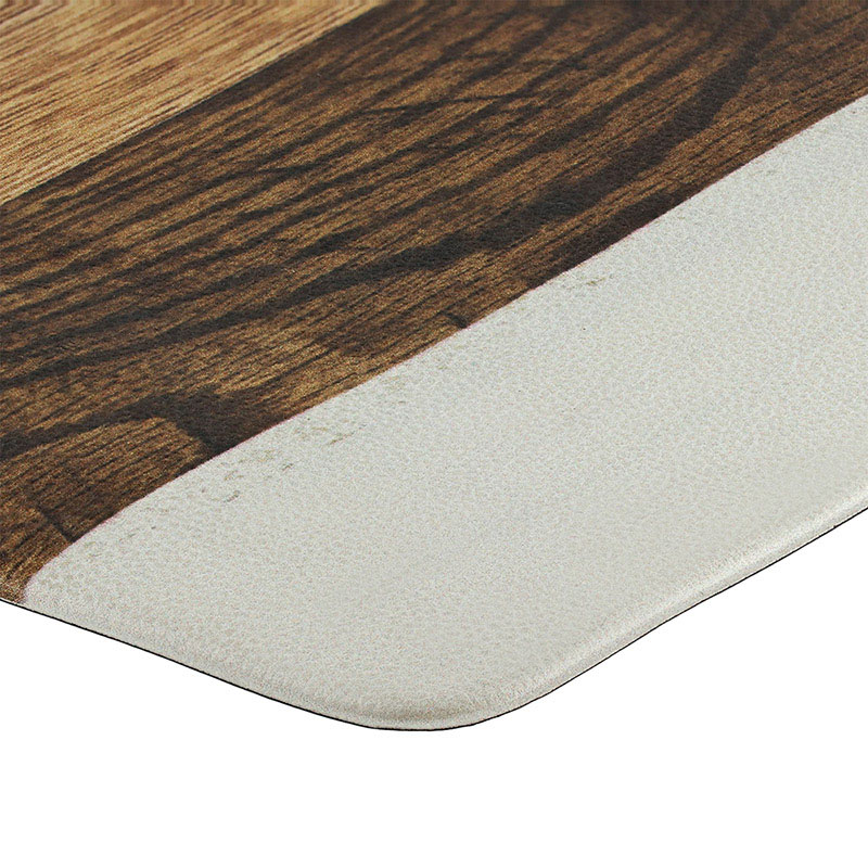 中山福 室内玄関マット 40×80cm ミックスウッド ライト ND-5187 1個(ご注文単位1個)【直送品】