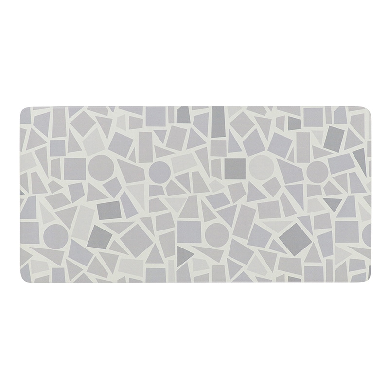 中山福 室内玄関マット 40×80cm ホワイト ストーン ND-5185 1個（ご注文単位1個）【直送品】