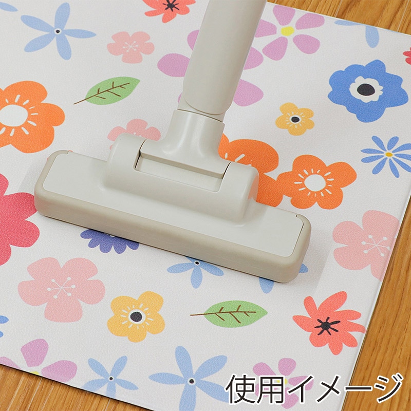 中山福 室内玄関マット 40×80cm ポピー ND-5183 1個(ご注文単位1個)【直送品】