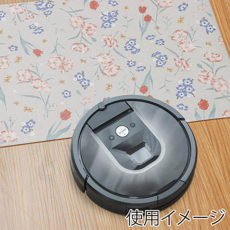 中山福 室内玄関マット 40×80cm フィオーレ ND-5182 1個(ご注文単位1個)【直送品】