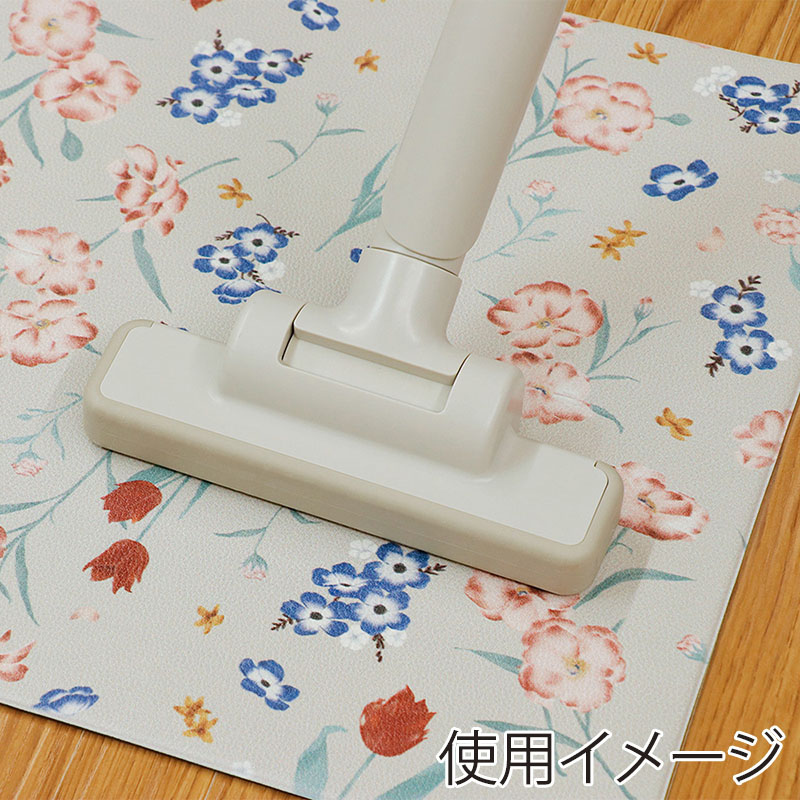 中山福 室内玄関マット 40×80cm フィオーレ ND-5182 1個(ご注文単位1個)【直送品】