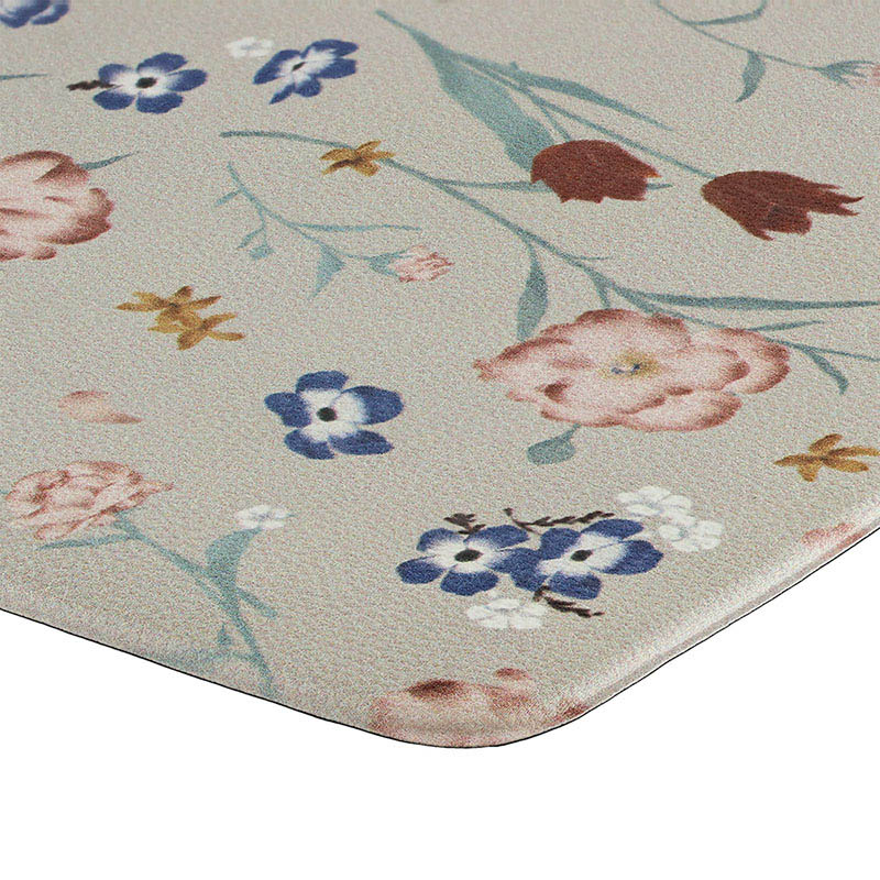 中山福 室内玄関マット 40×80cm フィオーレ ND-5182 1個(ご注文単位1個)【直送品】