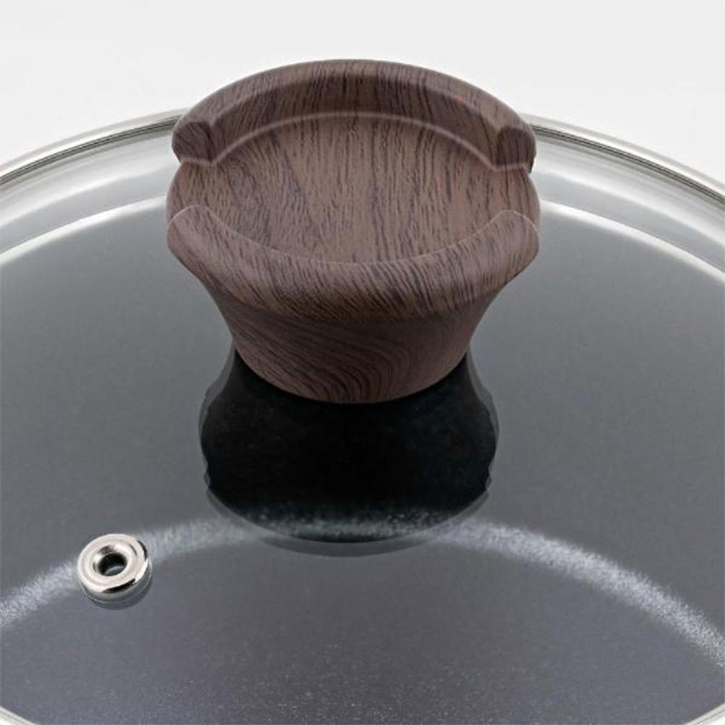 中山福 片手鍋 ミロワール ガラス蓋付 IH対応 16cm ミラー仕上げ ND-321 1個(ご注文単位1個)【直送品】