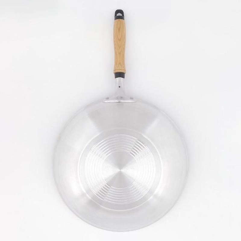 中山福 深型フライパン 絢銀 テフロンプラチナ加工 ガス火専用 30cm シルバー MA-5505 1個(ご注文単位1個)【直送品】