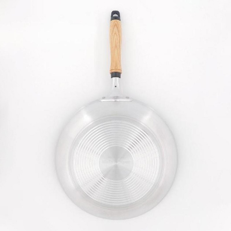 中山福 フライパン 絢銀 テフロンプラチナ加工 ガス火専用 28cm シルバー MA-5504 1個(ご注文単位1個)【直送品】