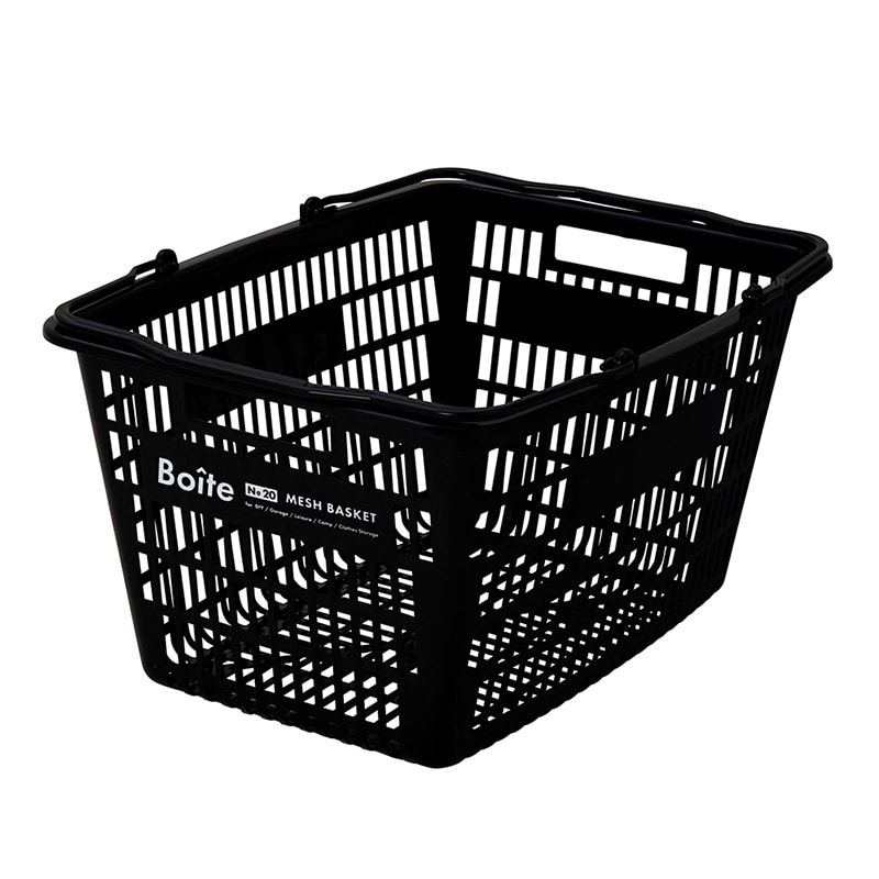 中山福 Boite メッシュバスケット ブラック MA-4116 1個(ご注文単位1個)【直送品】