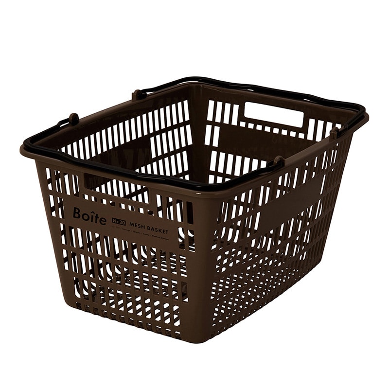 中山福 Boite メッシュバスケット ブラウン MA-4114 1個(ご注文単位1個)【直送品】