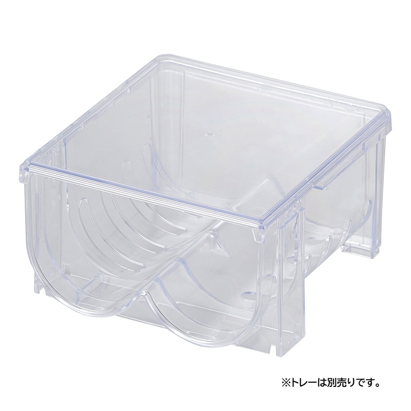 中山福 冷蔵室ペットボトル収納ホルダー 小 クリアブルー MA-4080 1個(ご注文単位1個)【直送品】