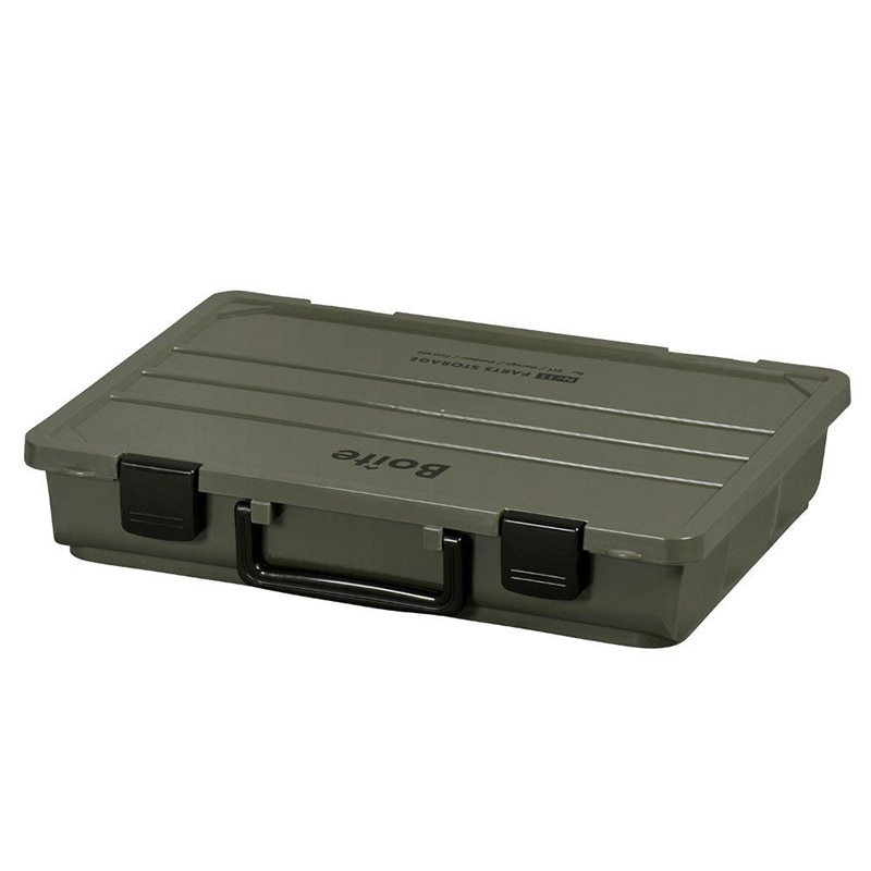 中山福 収納ボックス ストレージケース カーキ MA-4031 1個(ご注文単位1個)【直送品】