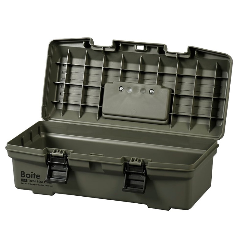 中山福 工具箱 ツールボックス Boite カーキ MA-4022 1個(ご注文単位1個)【直送品】