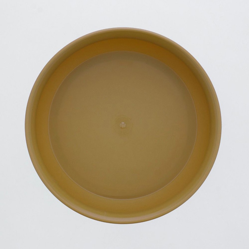 中山福 フラワーリングポット用プレート 8号 イエロー MA-3290 1個(ご注文単位1個)【直送品】