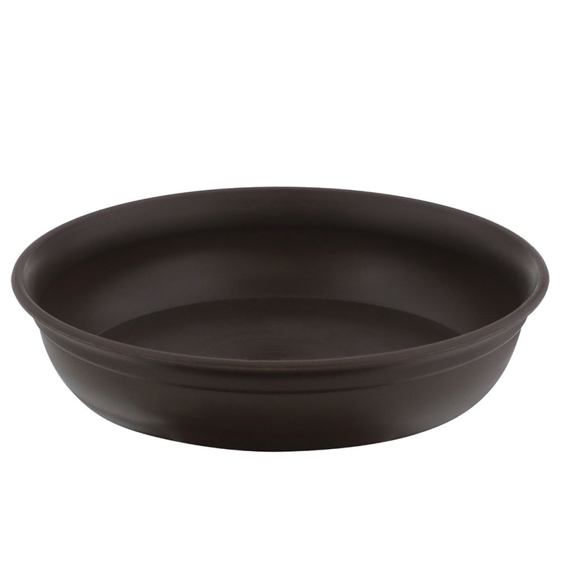 中山福 フラワーリングポット用プレート 8号 ブラウン MA-3288 1個（ご注文単位1個）【直送品】