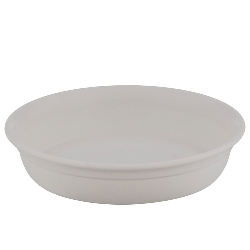 中山福 フラワーリングポット用プレート 6・7号 ホワイト MA-3287 1個（ご注文単位1個）【直送品】