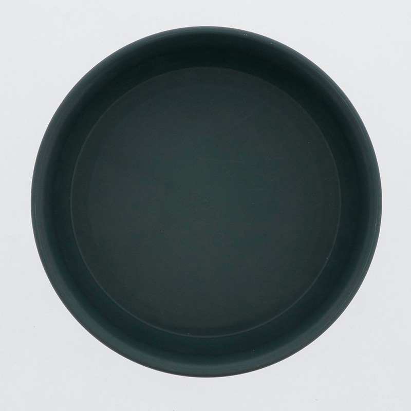 中山福 フラワーリングポット用プレート 6・7号 グリーン MA-3285 1個(ご注文単位1個)【直送品】