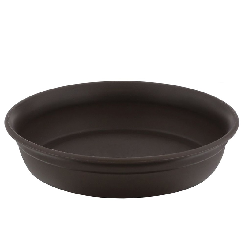 中山福 フラワーリングポット用プレート 6・7号 ブラウン MA-3284 1個（ご注文単位1個）【直送品】