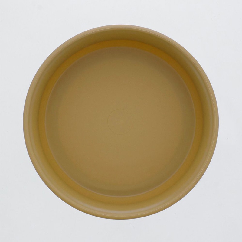 中山福 フラワーリングポット用プレート 5号 イエロー MA-3282 1個(ご注文単位1個)【直送品】